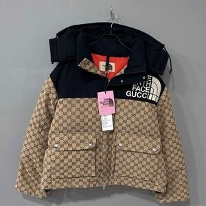 Gucci Tan and Black Puffer Jacket